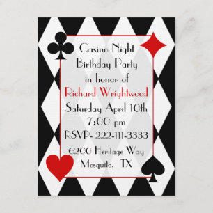 Invitation faite sur commande d'anniversaire de