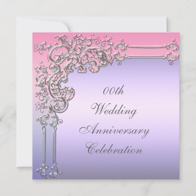 Invitation faite sur commande de fête (Devant)