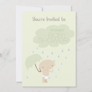 Invitation faite sur commande de partie de pluie
