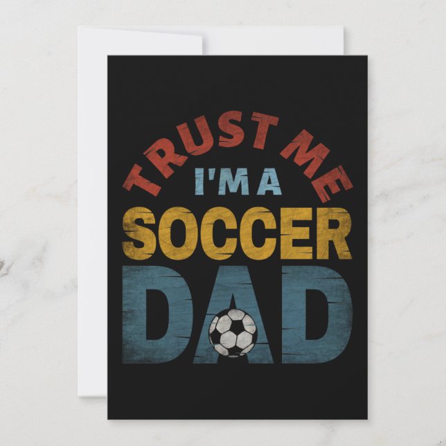 INVITATION FAITES MOI CONFIANCE JE SUIS UN PÈRE DE FOOTBALLEU (Devant)