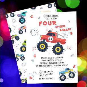 Invitation Faites Rugir Votre Moteur Monstres 4ème Anniversai