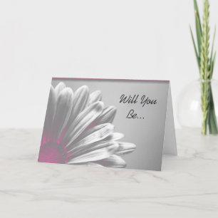 Invitation Faits saillants Floraux Roses Serez-Vous Ma Femme 