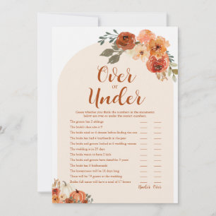 Invitation Fall Little Citrouille Over or Under Baby shower G