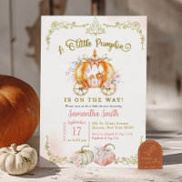 Fall Princess est sur le chemin Baby shower
