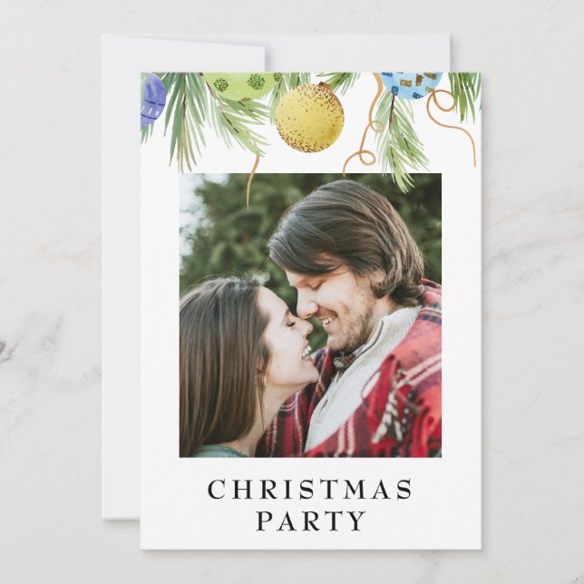 Invitation *~* Famille AP20 Fête de Noël d'affaires (Devant)