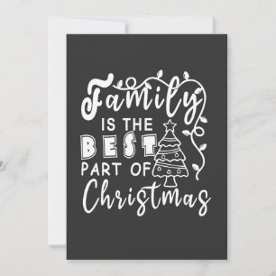 Invitation Famille Christmas