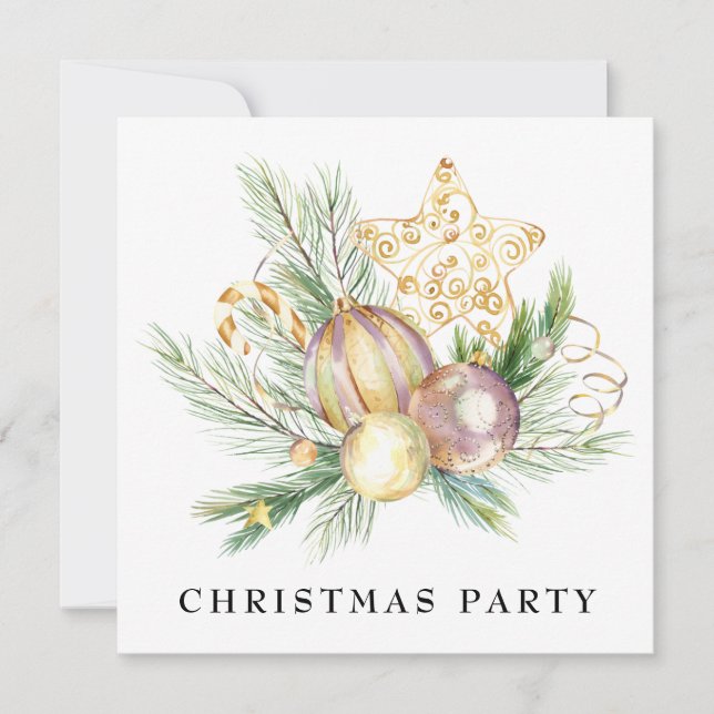 Invitation *~* Famille Entreprise AP20 STAR Fête de Noël  (Devant)
