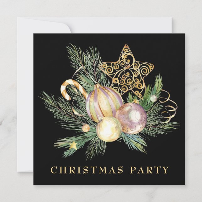 Invitation *~* Famille Entreprise AP20 STAR - Fête de Noël (Devant)