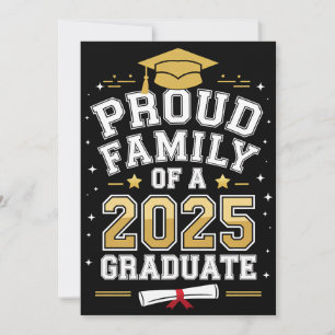 Invitation Famille Fière D'Un Diplôme De 2025