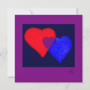 Invitation "Famille" Père, mère et enfant par Miriam Kilmer