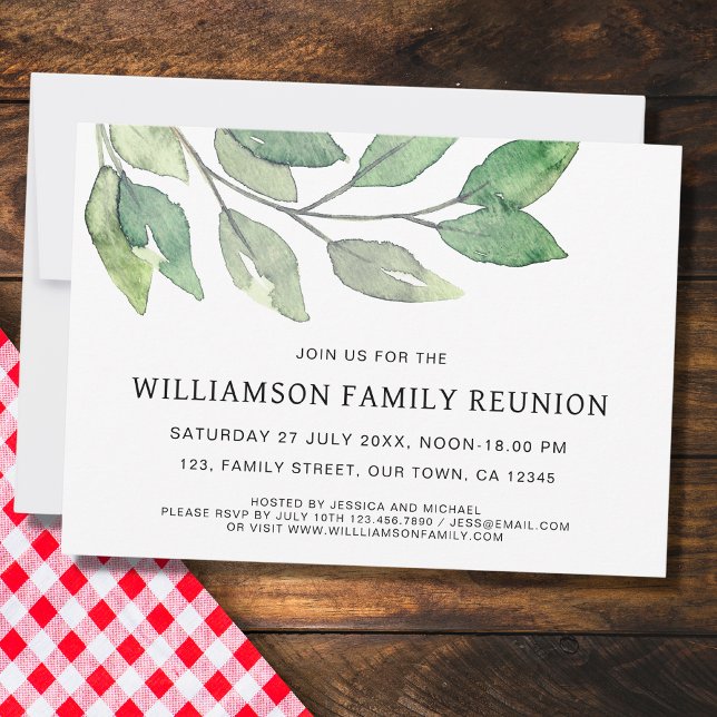 Invitation Famille Reunion Modern (Créateur téléchargé)