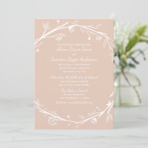 Invitation Familles mixtes Mariage de couronne
