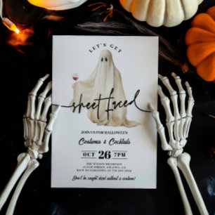 Invitation Fantôme Amusons-Nous Avec Des Draps Drôles Hallowe