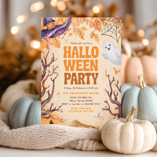 Invitation Fantôme du parti Anniversaire de enfant Halloween