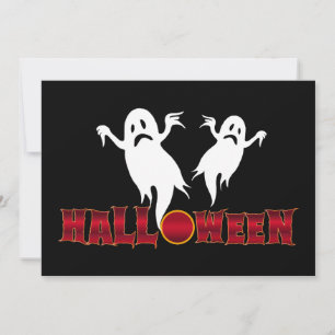 Invitation Fantômes d'Halloween