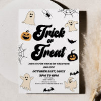 Fantômes éffrayants ou traiter la fête d'Halloween
