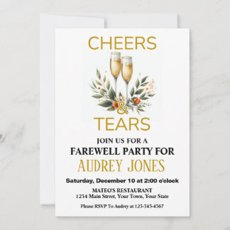 Invitation Farewell Send Off Party