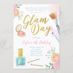 Invitation fascinante d'anniversaire de partie de
