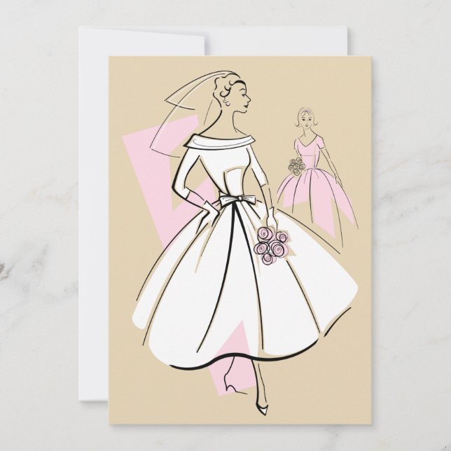 Invitation Fashion Bride Neutral Group (Devant)