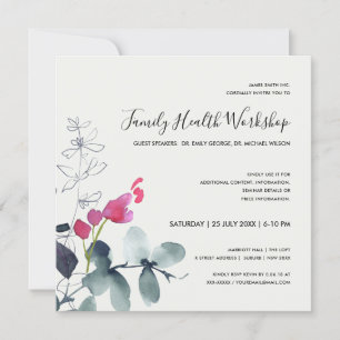 INVITATION FAUNE VERTE ROSE EUCALYPTUS WREATH WORKSHOP
