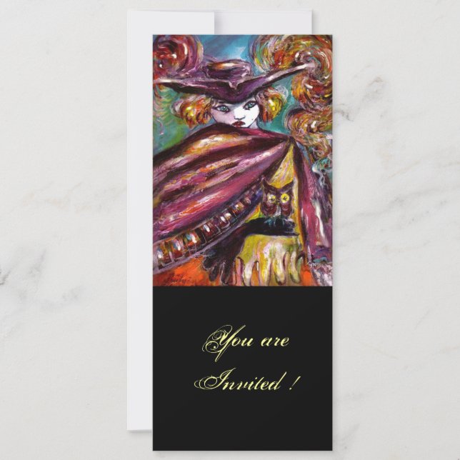 Invitation FAUST/ Masque mystérieux avec Tricorn Costume Part (Devant)