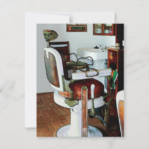 Invitation Fauteuil de Coiffeur