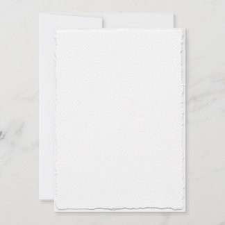 Invitation Faux bord déchiré Baby Shower