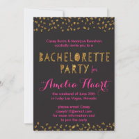 Faux Gold Parties scintillant Poster de animal Bac