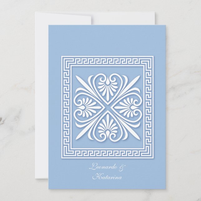 Invitation Faux Jasperware (Devant)