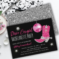 Faux Parties scintillant Disco Rose Cowgirl Bachel