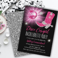 Faux Parties scintillant Disco Rose Cowgirl Bachel