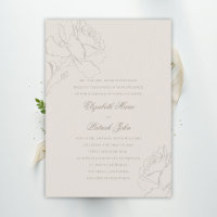 Faux Roses En Relief Ecru Mariage Formel des Paren