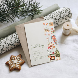 Invitation Favoris de Noël   Favoris