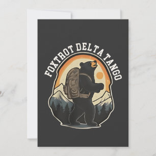 Invitation FDT résister à l'ours Foxtrot Delta Tango