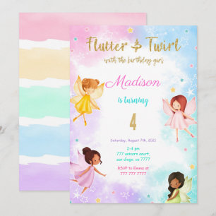 Invitation Fée d'anniversaire 4