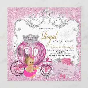 Invitation Fée de la Petite Princesse Fancy Fête de Naissance