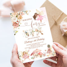 Fée Floral Papillon magique Anniversaire