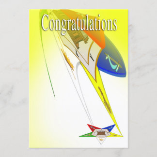 Invitation Félicitations à OES