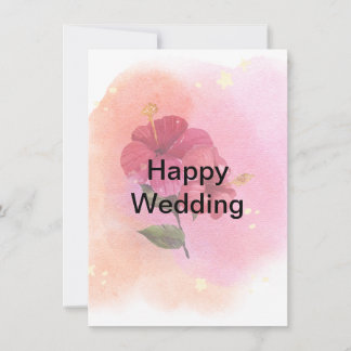 Invitation Félicitations à votre mariage ! Vous souhaiter une