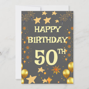 Invitation Félicitations d'anniversaire florales élégantes
