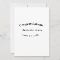 Félicitations diplômé nom promotion 20XX type w