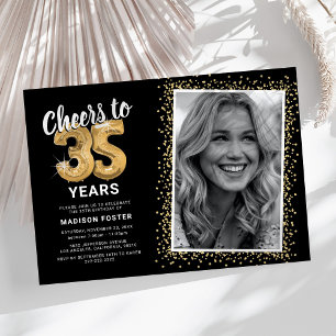 Invitation Félicitations pour les 35 ans de The Years Photo