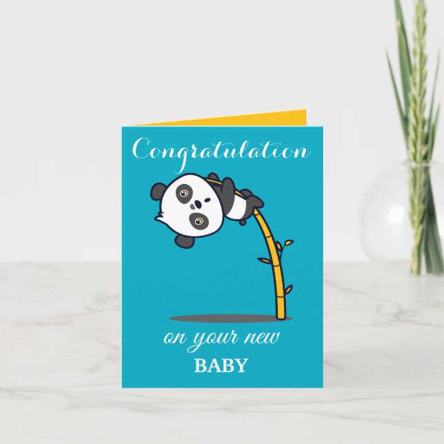Invitation Félicitations pour votre nouveau bébé (Devant)