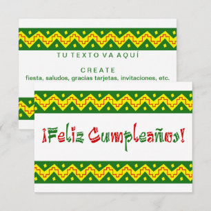Invitation feliz cumpleanos arriba