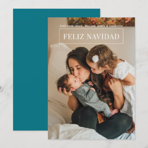 Invitation Feliz Navidad Modern Christma
