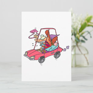 Invitation Femme de la rue de dessin