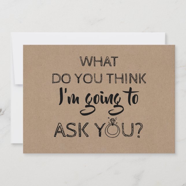 Invitation Femme d'honneur / Femme d'honneur (Devant)