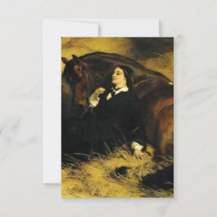Invitation Femme et Cheval