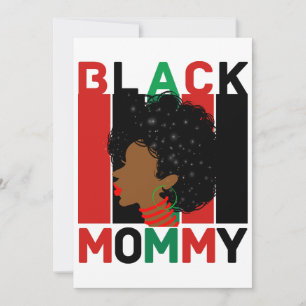 Invitation Femme noire Melanis afro-américaine reine sista