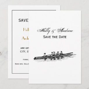 Invitation Femmes Rowers Équipe de l'eau Sports nautiques Noi